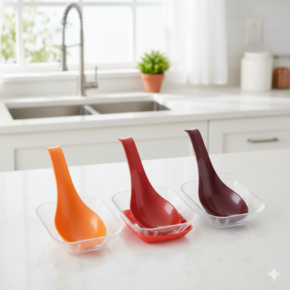 Plastic Serving Spoon Set of 3