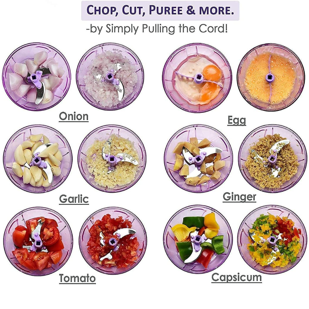 Plastic Manual Vegetable Chopper